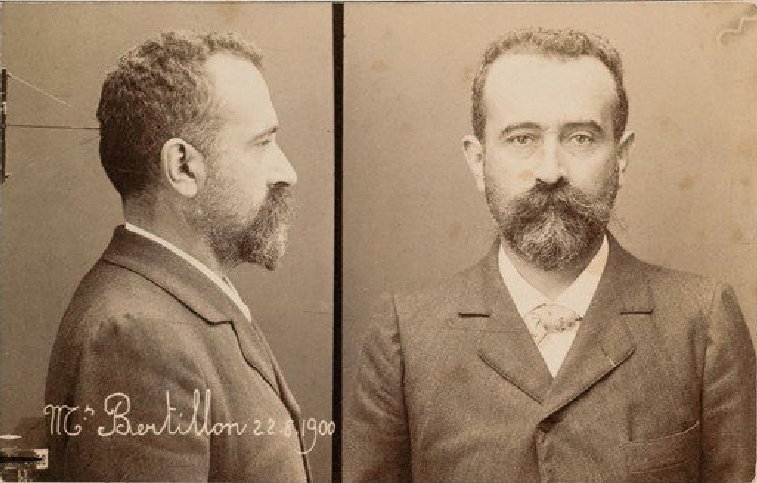 Bertillon selfportrait