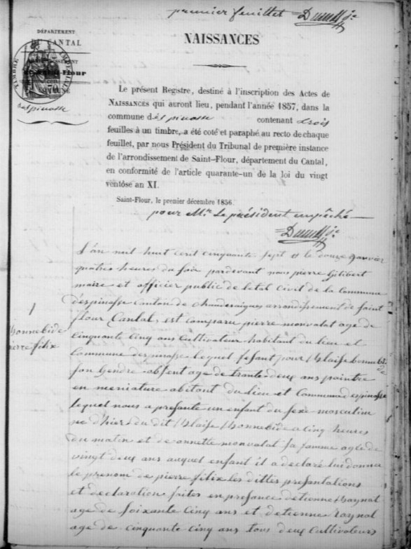 Felix bonnevie naissance