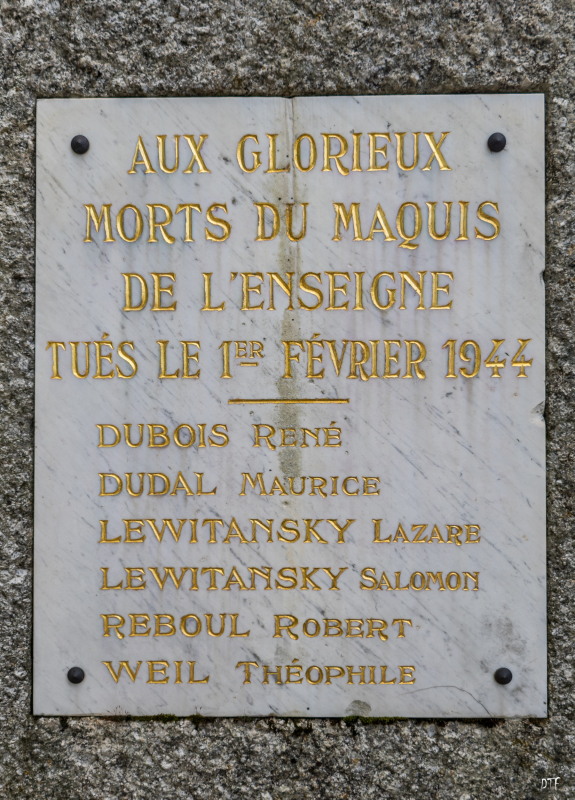 Lenseigne plaque