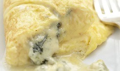 omelette au bleu