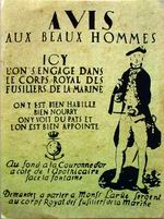 affiche recrutement sous Louis xv