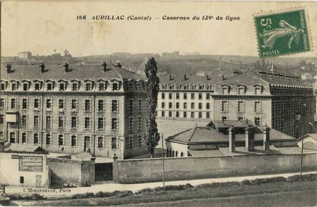 aurillac caserne 139 ligne