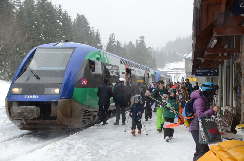 gare Lioran sortienavette