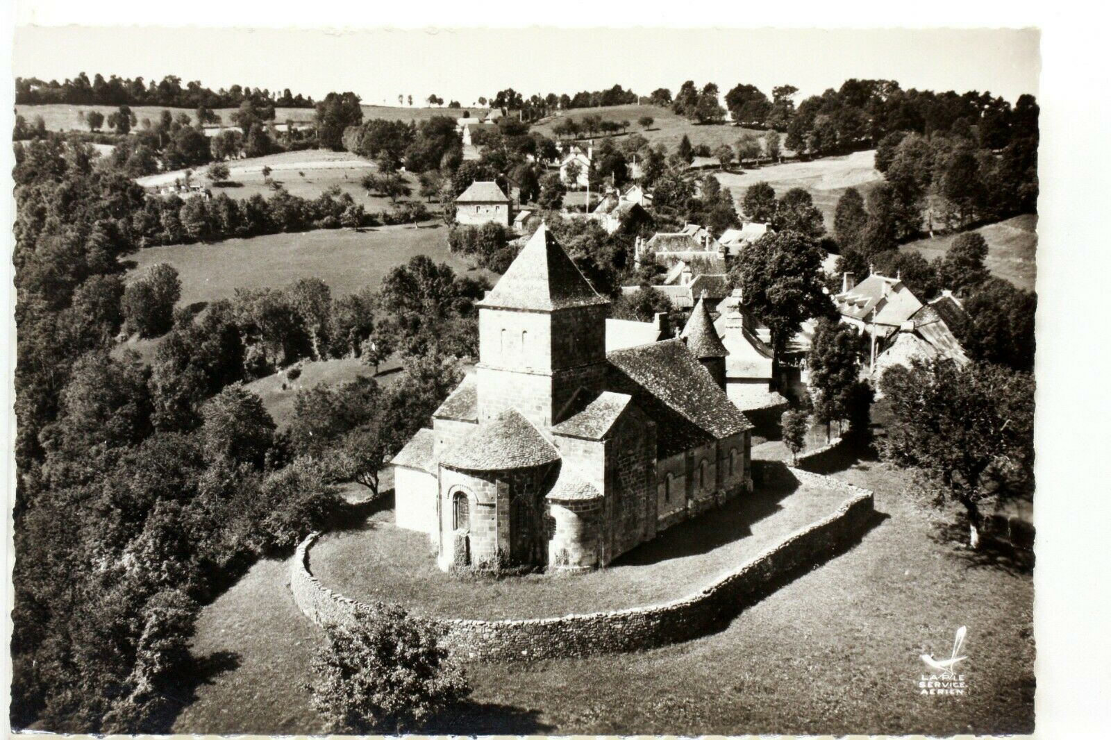 brageac vue aerienne cpa