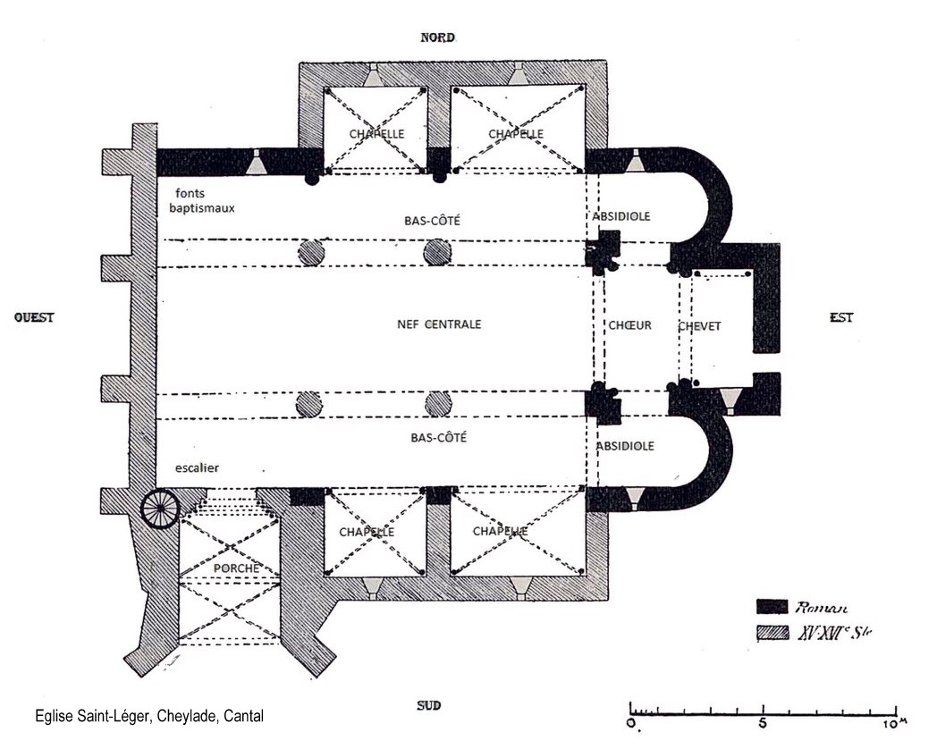 Cheylade St Leger plan