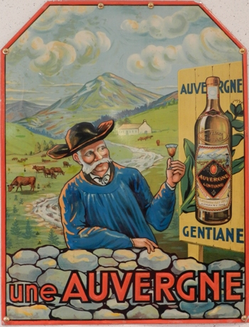 auvergne gentiane pub21930 1960