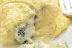 Omelette au Bleu d'Auvergne 