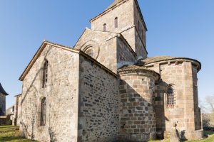 L'église abbatiale de Brageac