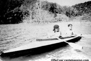 Sports nautiques en 1936 au Ribeyres